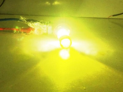2PCS H11 H8 LED Fog Lights 100W 2323 Yellow Projector Driving DRL Bulb