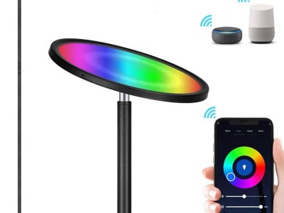 RGBCW LED Torchiere Floor Lamp