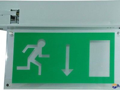 Rechargeable LED Emergency Exit Sign Luminaires