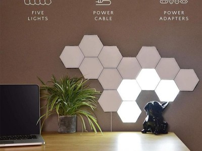 Dedroom Decor Touch Control LED Panel Hexagon Lights for Wall LED 10pcs/set