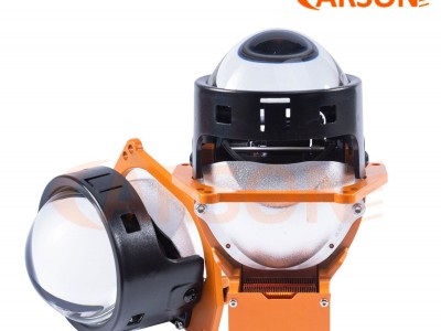 Carson Headlight CS9 PRO High Bright 9+1+1 OSRAM Three Reflectors Bi LED Lens