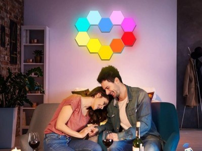 Touch Control RGB Hexagon Panel Lights