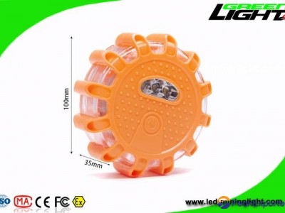 Vehicle Led Hazard Warning Light Car USB Rechargeable Magnetic Hook Road