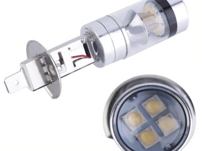 2PCS H1 100W Led Fog Lamp Bulb 6000K H3 100W Auto Light Source Car Driving DRL
