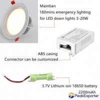 AC85-265V LED emergency downlights