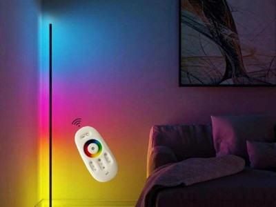RGB LED Corner Floor Lamp