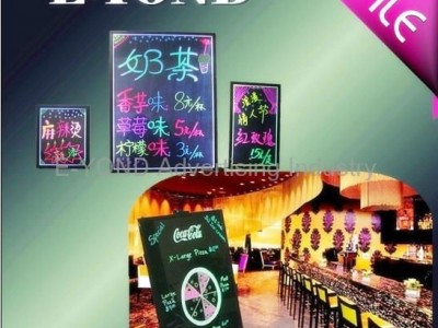 LED handwriting illuminate fluorescent board