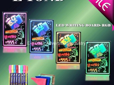 LED single side writing board LED handwriting illuminate fluorescent board