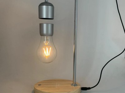 360 spinning magnetic levitation floating rotating night light lamp bulb