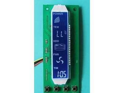 Computer fan controller with LCD display