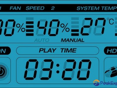 PC CPU Cooling Fan Speed Controller