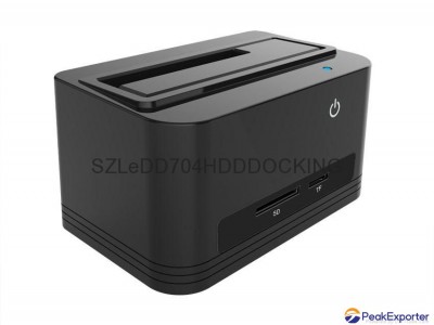 USB3.0 HDD Docking with Card reader and 2xHUB