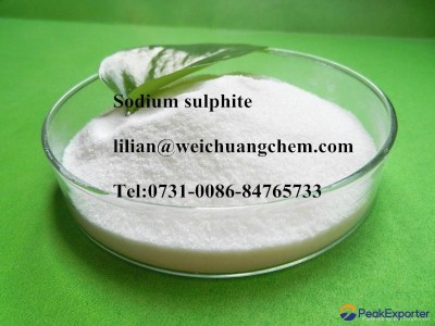 sodium sulphite CAS： 7757-83-7