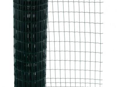 Green PVC Coated Welded Wire Mesh Garden Fence