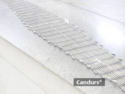 1.5mm 80mm x 140mm Flexible Stainless Steel Cable Mesh