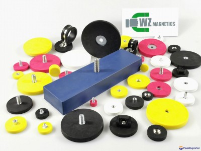 Neodymium Rubber Coated Magnet Strong Permanent Rare Earth Ma