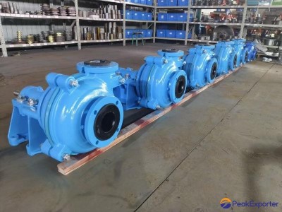 Rubber liner 8/6E-TAHR Slurry Pump for copper mining