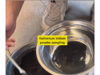 recycles waste meta crude Iridium/Ruthenium Powder