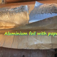 Aluminium foil with paper for sale