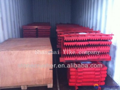 jaw plate for jaw crusher spare parts, wear parts shanbao