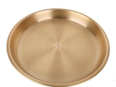 Tableware Copper plates Hotel Service Tray Daily Articles