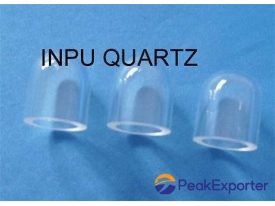quartz glass sleeve and one end sealed quartz tube