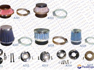 Air filter meshwork and stack/Minibike performance parts