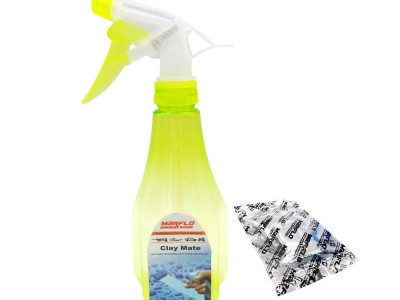 Car Paint Cleaners Bottle Of Lubricant 2 PC Partner Use Magic Clay Tablets