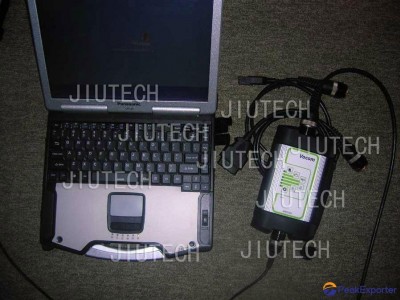 CF29 laptop installed Volvo vocom 88890300 Truck Diagnostic Software PTT  VCADS