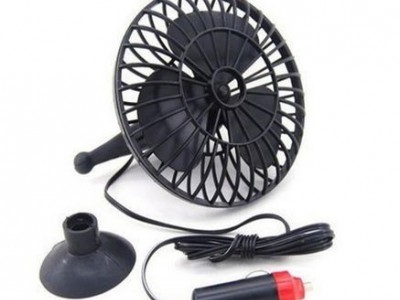 4'' mini oscillating car fan 12V 8W