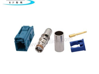 Fakra Z code Crimp Jack Female Connector for RG58