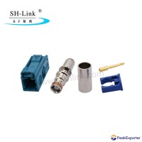 Fakra Z code Crimp Jack Female Connector for RG58