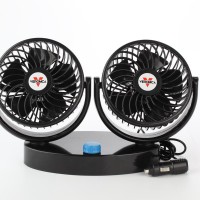 5.5 inch double head car cooling fan 12v 24v car fan