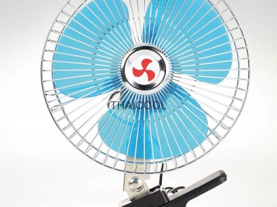 DUAL POWER 12 V BATTERY 8" PORTABLE CAR FAN FOR AUTO FAN