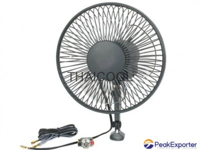 2015 New Design 6 Inch Mini Metal Front Cover Car Fan 24W