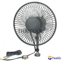 2015 New Design 6 Inch Mini Metal Front Cover Car Fan 24W