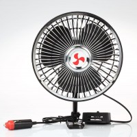 Best sell promotional 12v 24v oscillating car fan 6 inch