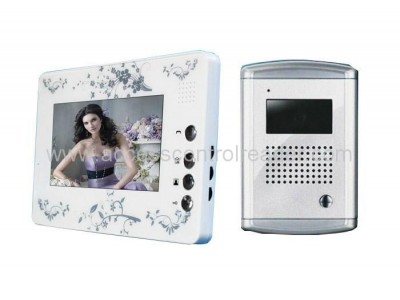 7 inch video door phone night vision with aluminium  camera
