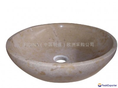 Lavabo in marmo giallo
