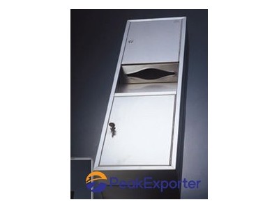 Stainless Steel Paper Towel Dispenser with Wastebin