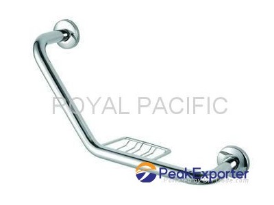 Stainless Steel Grab Bar with Soap Dish