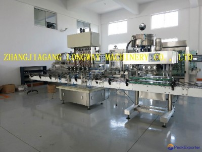 automatic oblique bottle mouth filling machine