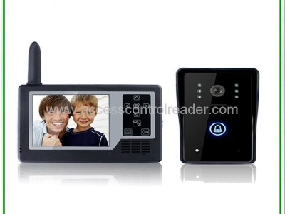 3.5 inch wireless touch screen video door phone  intercom system