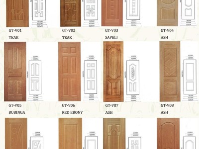 Nature Wood Veneer HDF Door Skin Catalogue