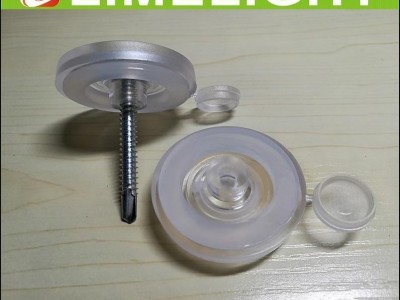 Waterproof polycarbonate Screw Cap with Silicone Washer for Polycarbonate Sheet