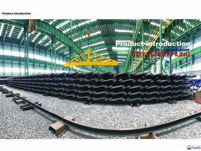European standard sheet pile retaining wall steel knot