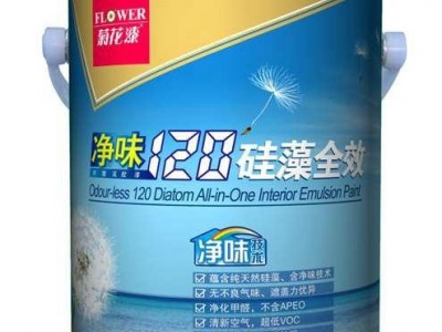 Flower “odor-less 120 diatom All-in-one” Interior Emulsion paint