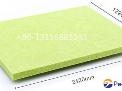 #BS044 Green# Polyester Fiber Acosutic Panel
