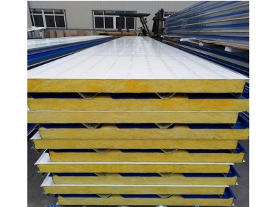 Fire-proof Glass Wool Sandwich panel Board for Roofing and Wall