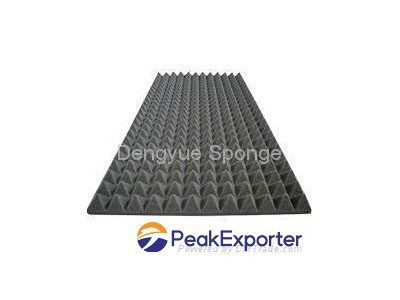 Self adhesive Pyramid Shaped sound absorption Acoustic Foam Panel